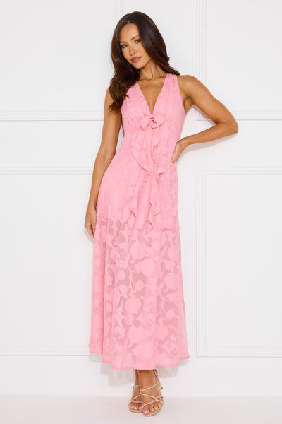 Art Of Girls Maxi Dress Pink