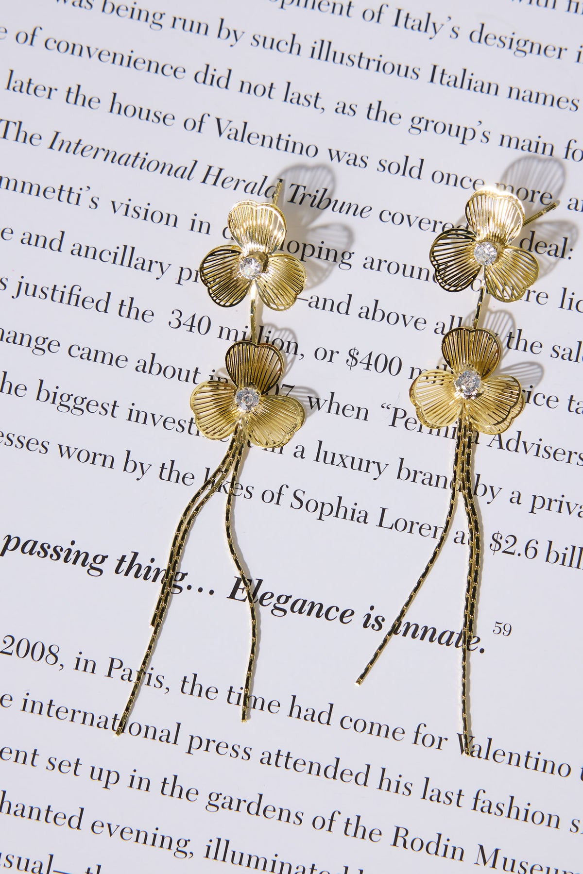 18k Gold Plated Kaitlyn Earrings Gold