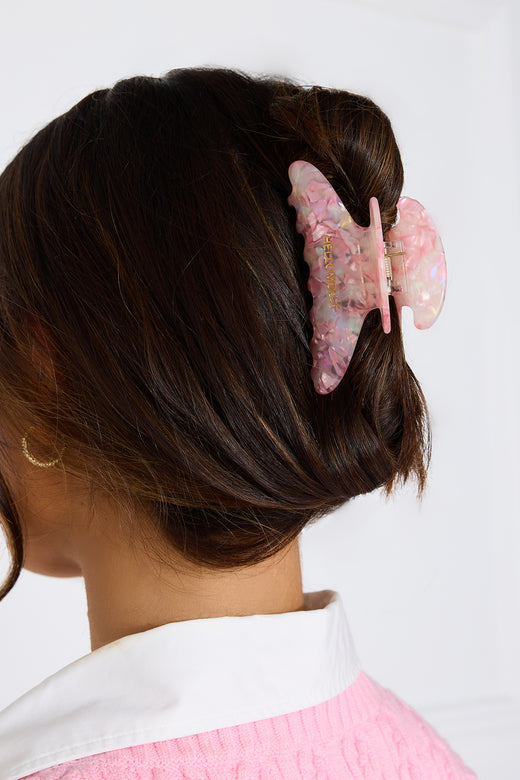 Clean Girl Hair Clip Pink