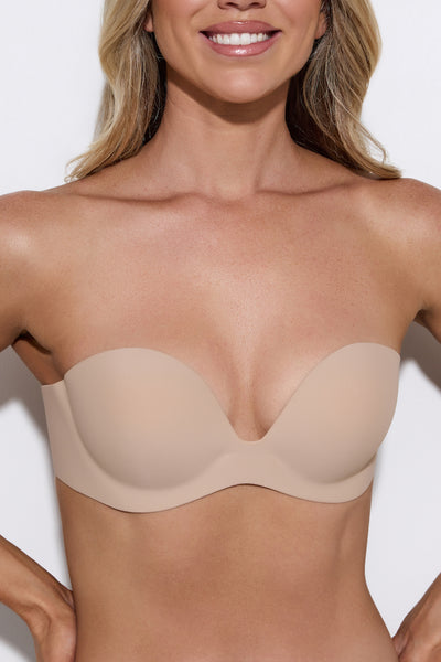 No Strings Attached Hidden Bra Nude