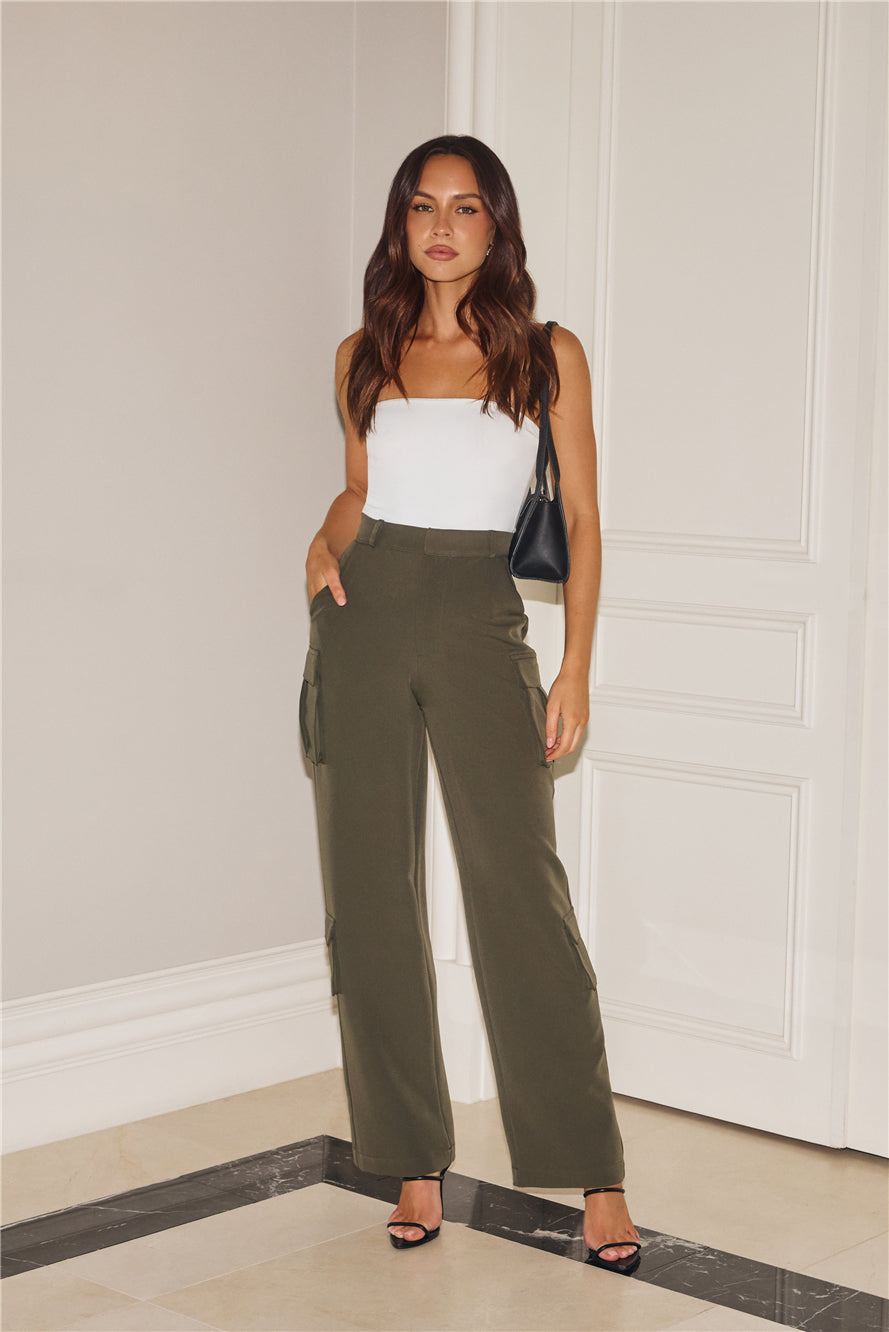 The Tailored Cargo Pants Khaki