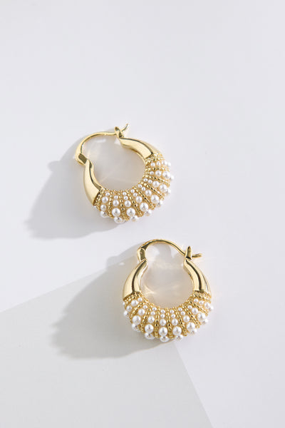 18k Gold Plated Wander Earrings Gold