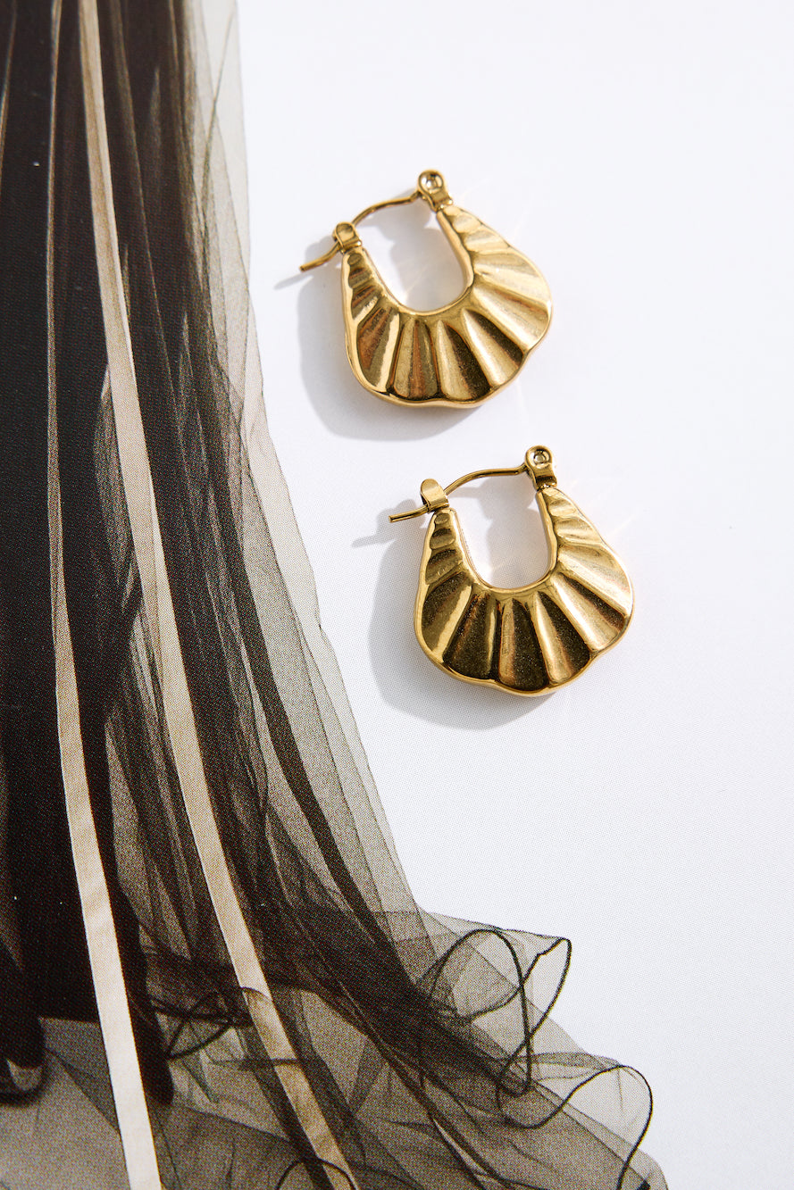 18k Gold Plated Much Love Earrings Gold