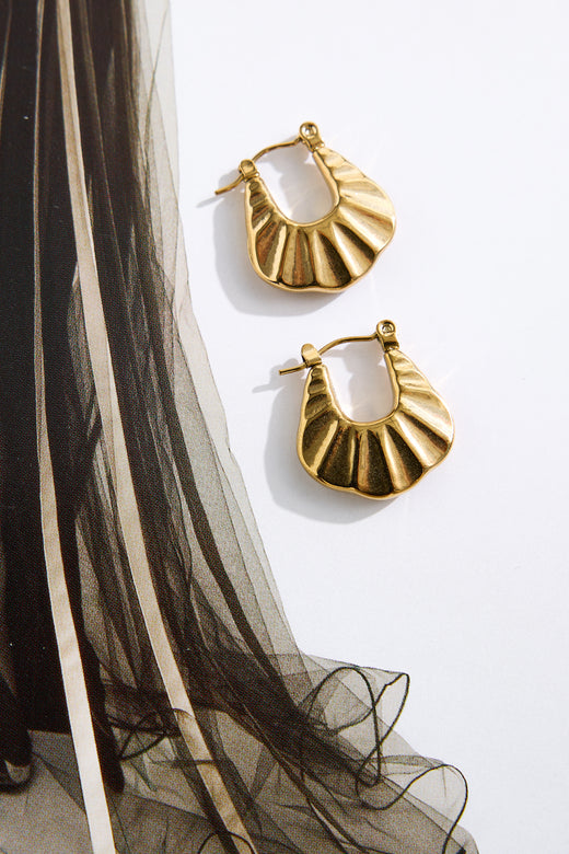 18k Gold Plated Much Love Earrings Gold