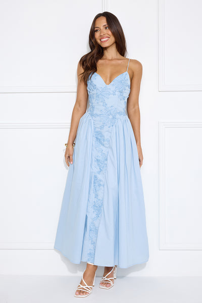 Exotic Nights Maxi Dress Blue