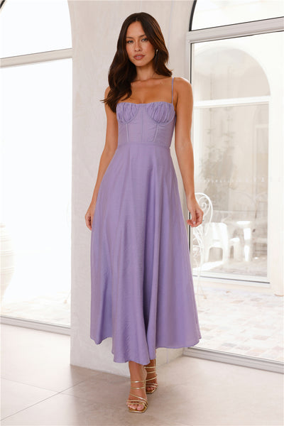 Giving Hugs Maxi Dress Lilac