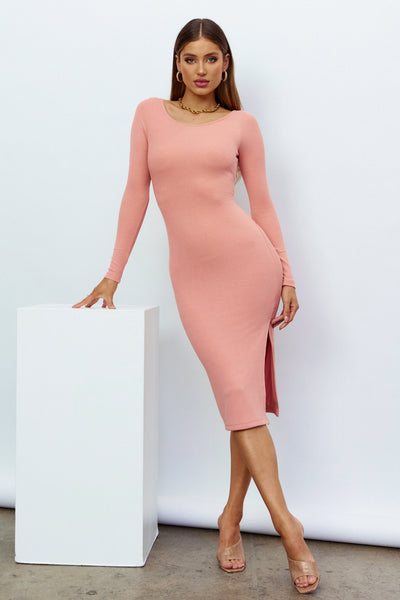 Sour Candy Midi Dress Pink