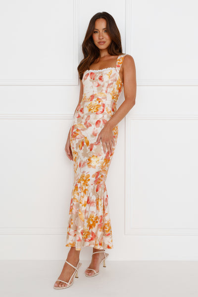 Music To Me Maxi Dress Orange