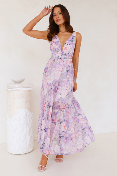 Zephyra Maxi Dress Lilac