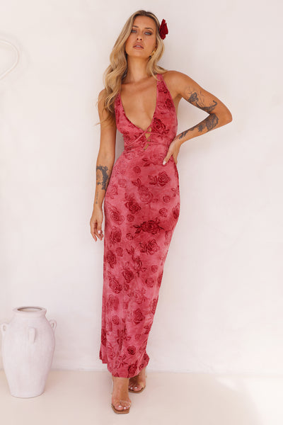 One Winner Maxi Dress Pink