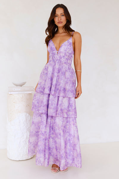 Fashion Flair Maxi Dress Lilac