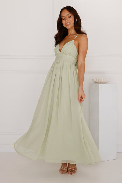 Finding Forever Maxi Dress Sage