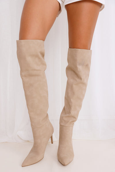 BILLINI Raisa Boots Light Taupe Suede