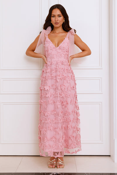 Distinguished Maxi Dress Pink