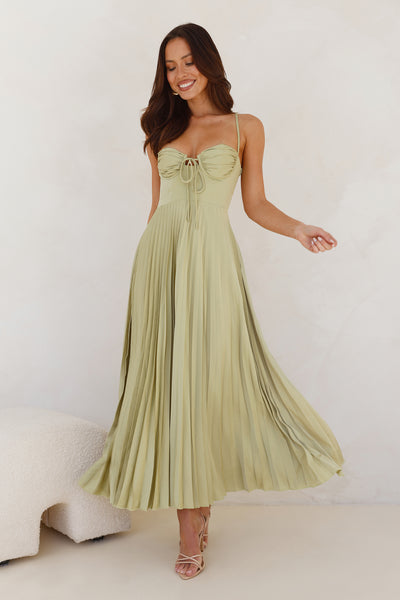 Classy Lover Maxi Dress Green