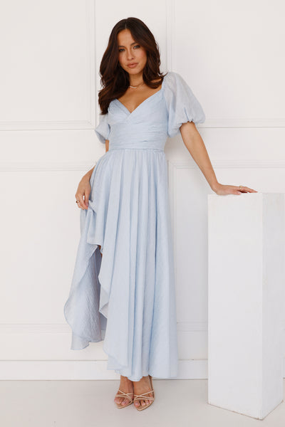 Gentle Breeze Midi Dress Blue