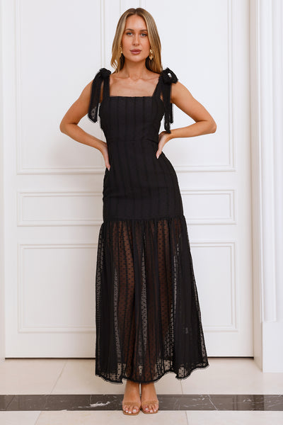 Sweet Serenity Maxi Dress Black