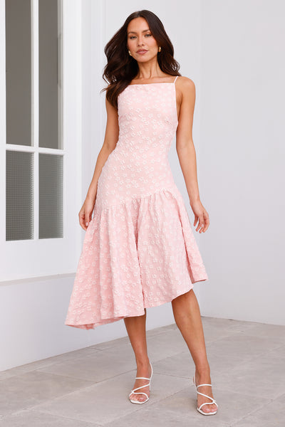 Delicacies Midi Dress Pink