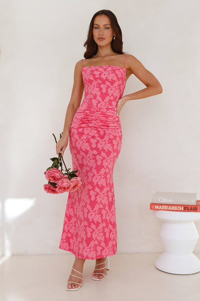 Whispering Love Maxi Dress Pink