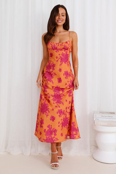 Juicy Fresh Maxi Dress Orange