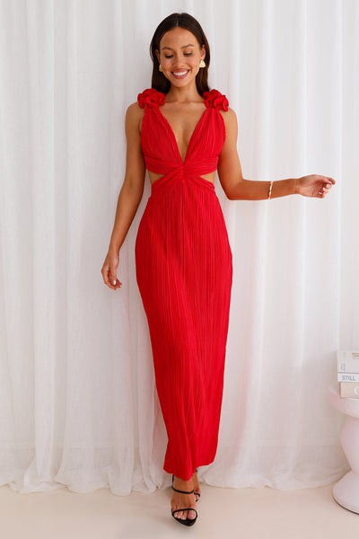 Trust Your Love Maxi Dress Red