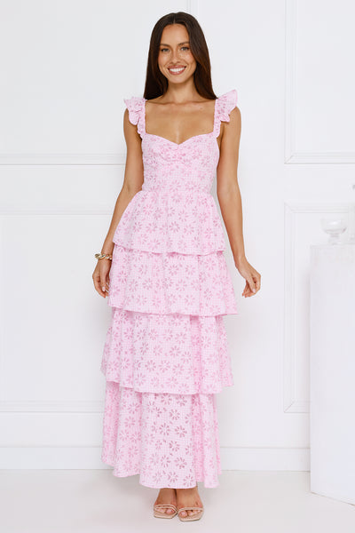 Summer Mist Maxi Dress Pink