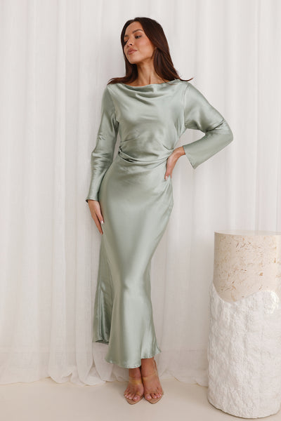 Classy Vibe Maxi Dress Sage