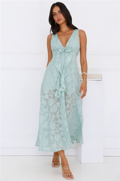 Art Of Girls Maxi Dress Sage