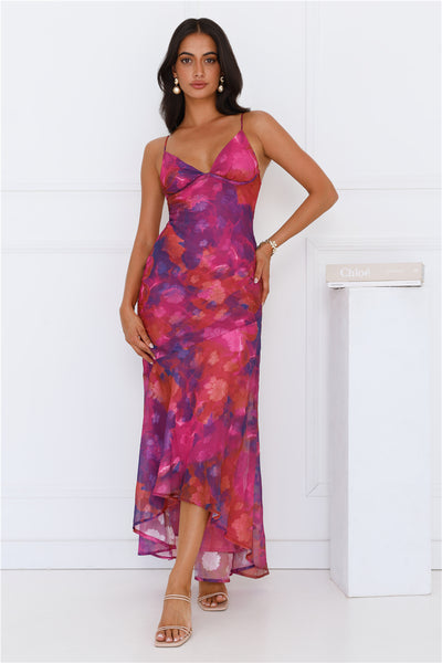 Pretty Aesthetics Maxi Dress Purple