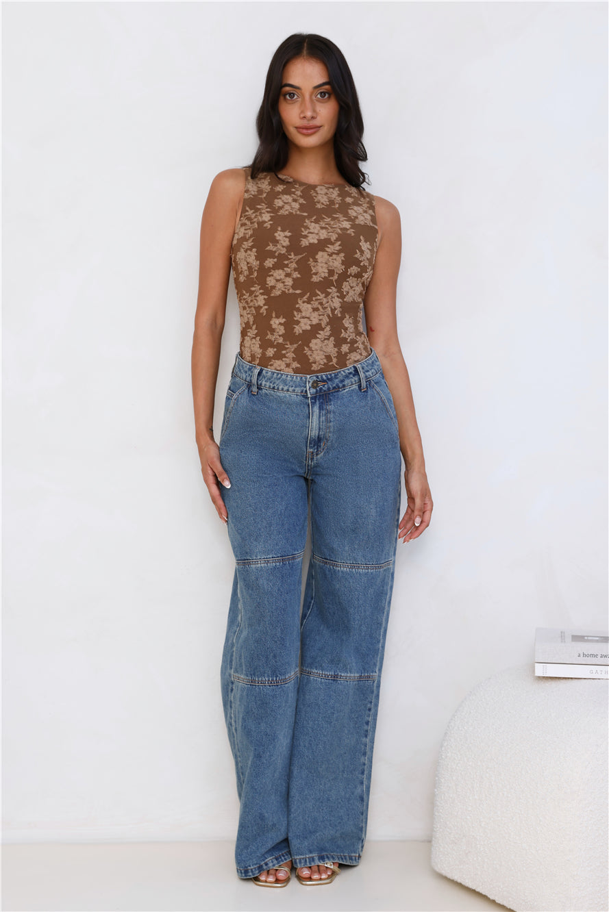 Strong Feelings Bodysuit Brown
