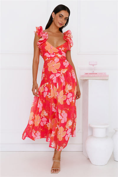 Inspired By Dreams Maxi Dress Orange