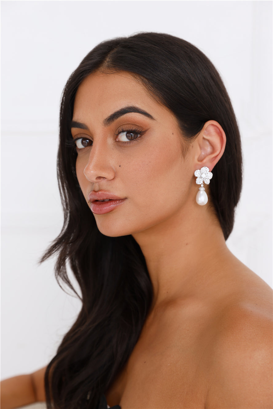 925 Silver Luxury Lover Earrings Silver