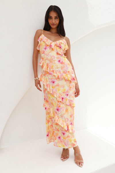 Style In The Wild Maxi Dress Orange