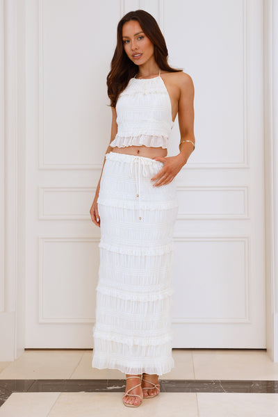 Barbados Maxi Skirt Cream