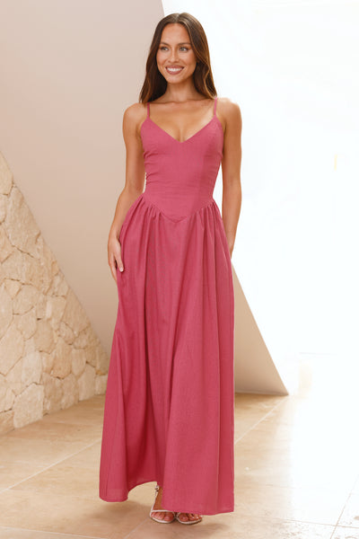 Zephy Maxi Dress Rose