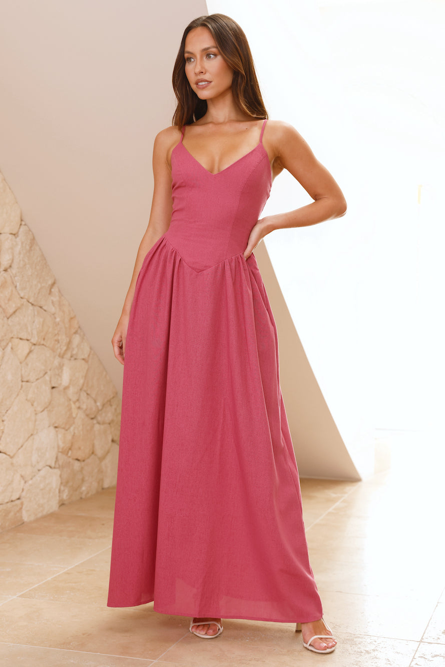 Zephy Maxi Dress Rose
