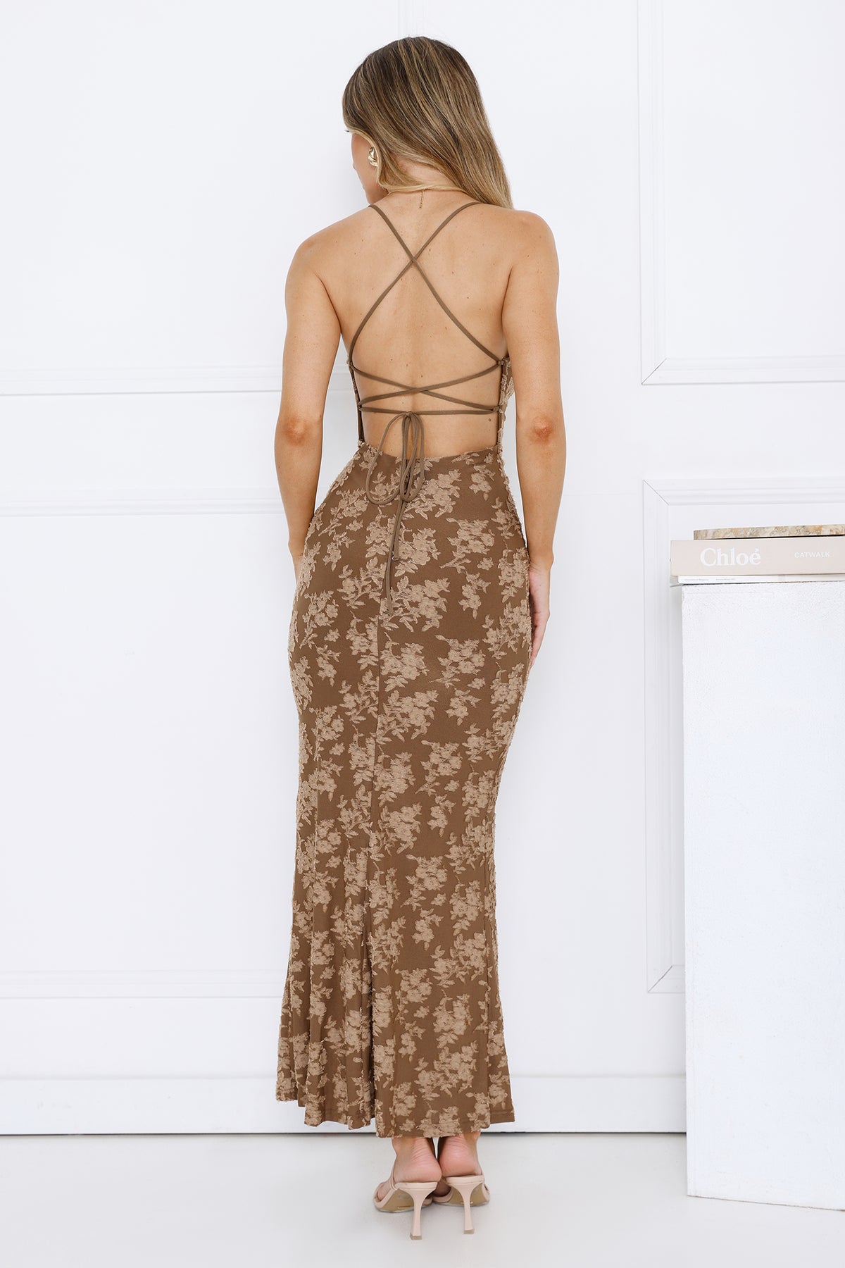Remind Me Later Maxi Dress Brown