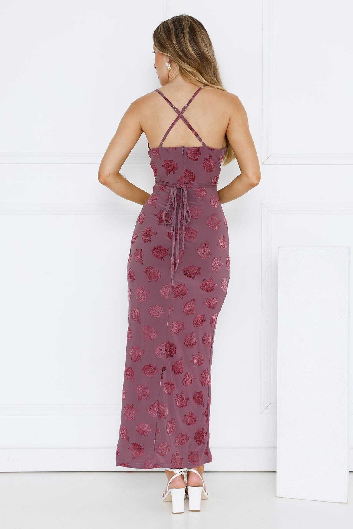 Summer Rain Maxi Dress Purple