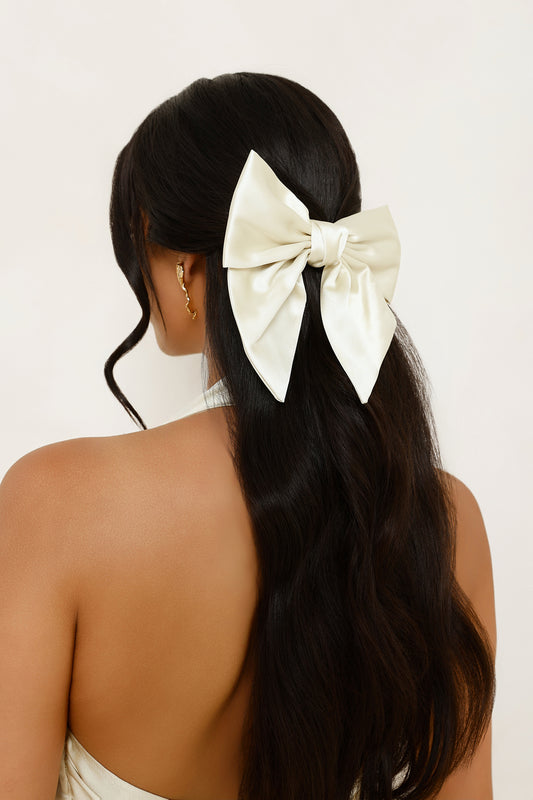 Perfect Bow Hair Clip Yellow