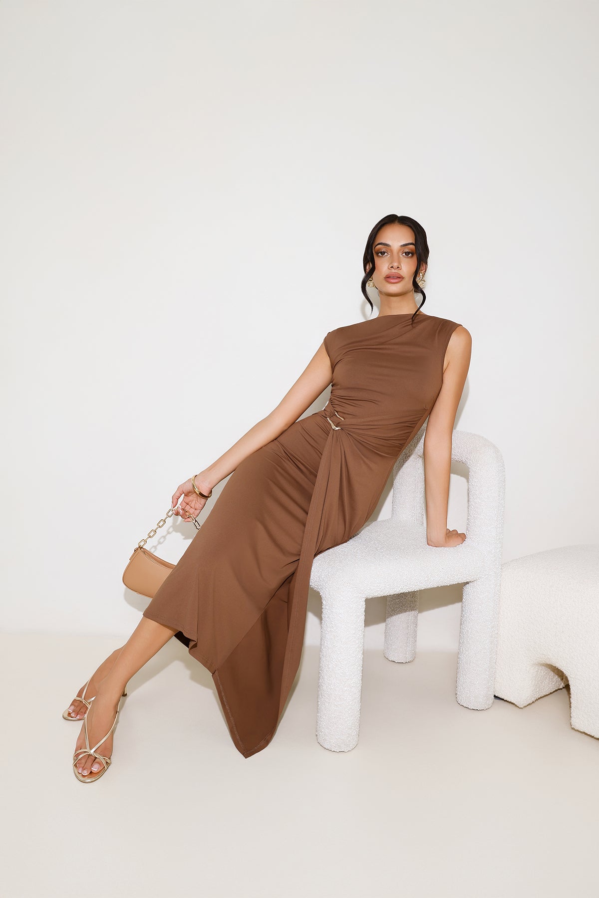 Runway Icon Maxi Dress Brown