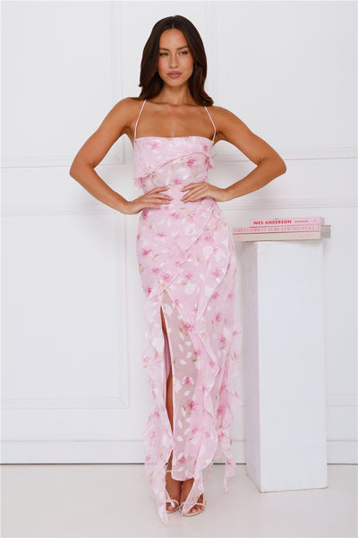 Ilyana Midi Dress Pink