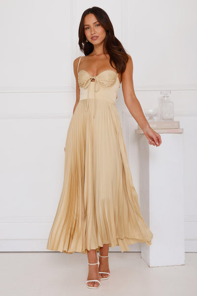 Lovely Soiree Maxi Dress Yellow