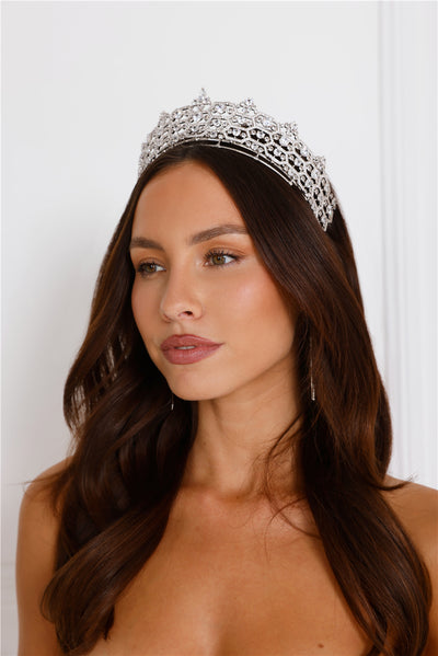 Charm Of A Princess Tiara Crown Silver