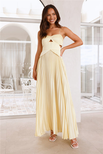 Sunny Spell Maxi Dress Yellow