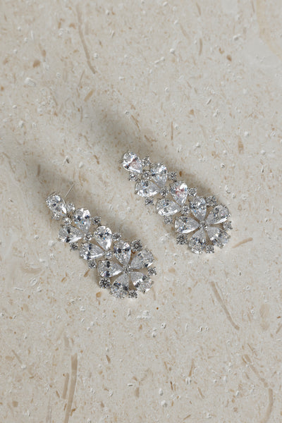 925 Silver Luxe Essence Earrings Silver