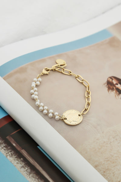 Lucky Coin Bracelet Gold