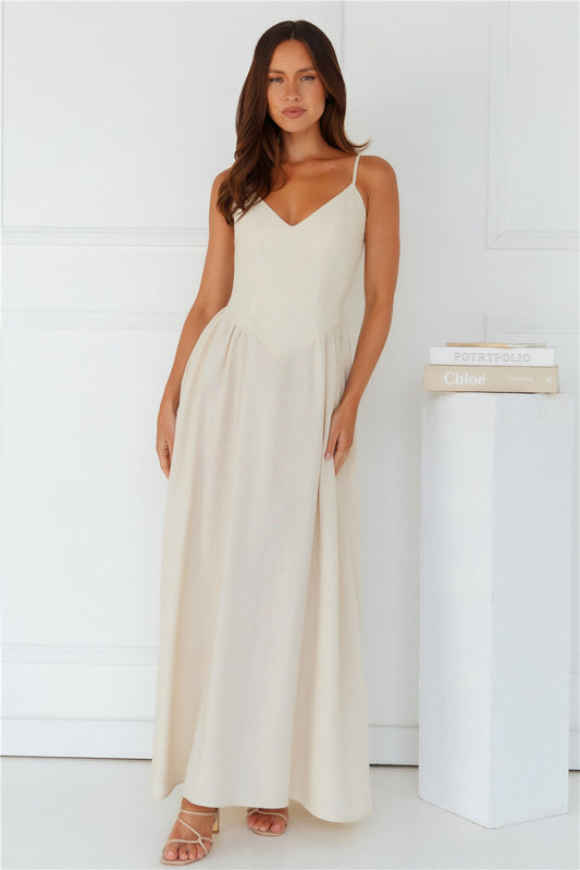 Zephy Maxi Dress Sand