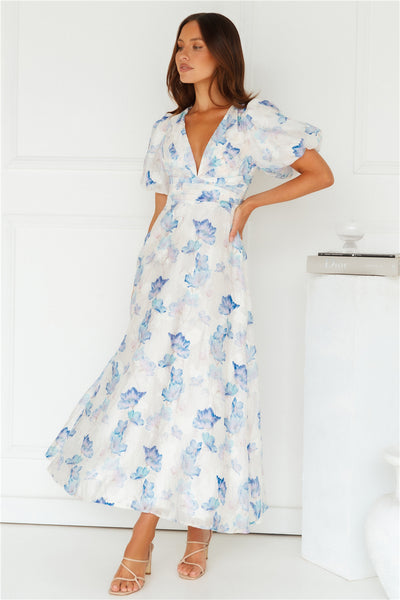 One To Love Maxi Dress Blue