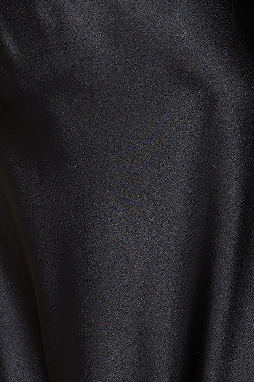 Luxe Only Satin Maxi Dress Black