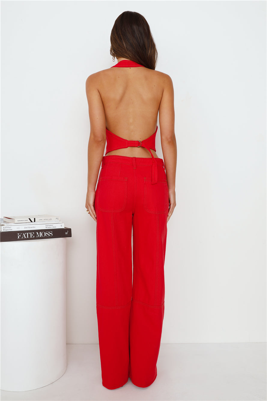 Je Suis Halter Crimson
